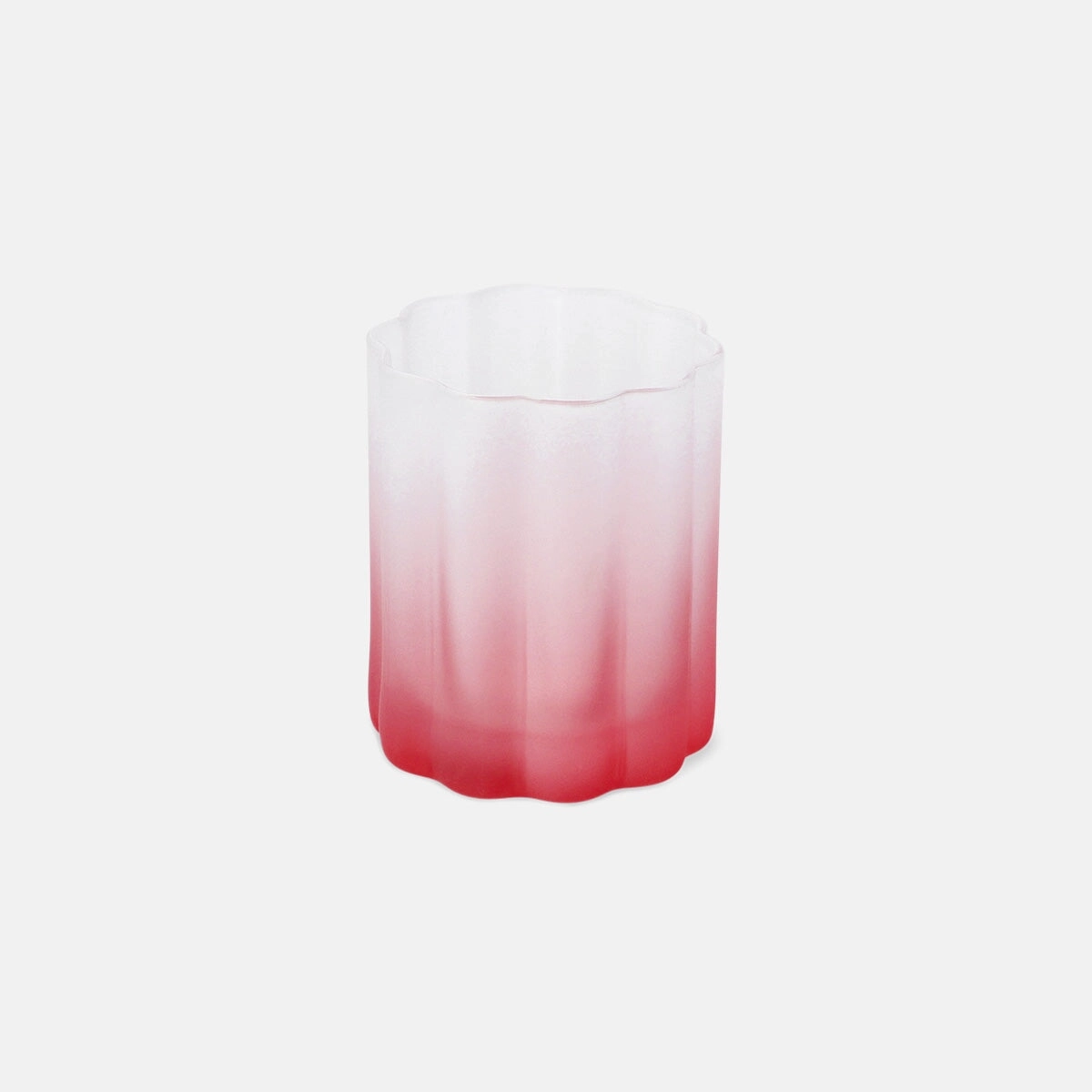 Drinking glass with frosted pink finish - 250 ml Kitchen Tableware at affordable prices