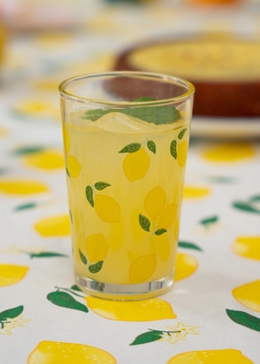Drinking glass with lemons - 220 ml Kitchen Tableware at affordable prices