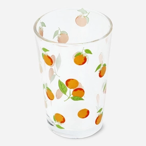 Drinking glass with oranges - 220 ml Kitchen Tableware at affordable prices