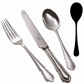 Dubarry Salad serving spoon, Silver Plate Serveware Good quality and affordable