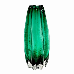 Duffy Turquoise Green Glass Vase Lge Cheap Vases for home