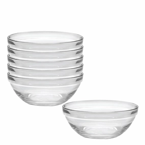 Duralex Made In France Lys Stackable Glass Bowl, Set of 6 Cooking Tools & Accessories mega discount