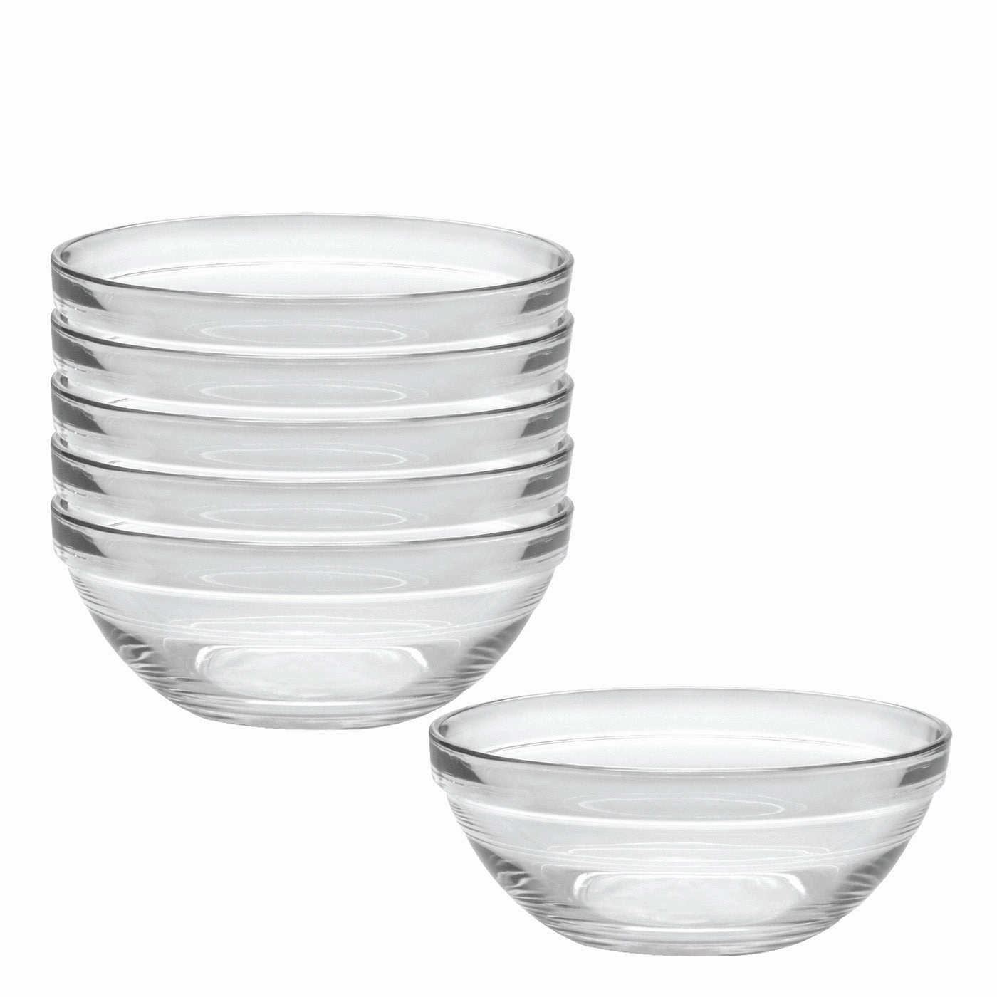 Duralex Made In France Lys Stackable Glass Bowl, Set of 6 Cooking Tools & Accessories mega discount