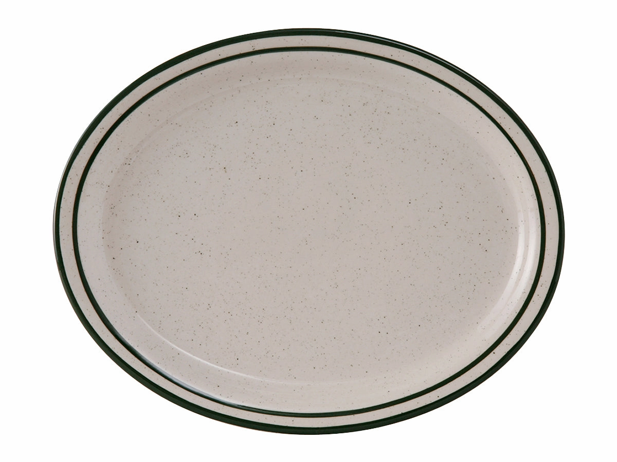 Emerald Oval Platter 13-1/4"x10-1/2", 12 Pieces Serveware discount kitchenware