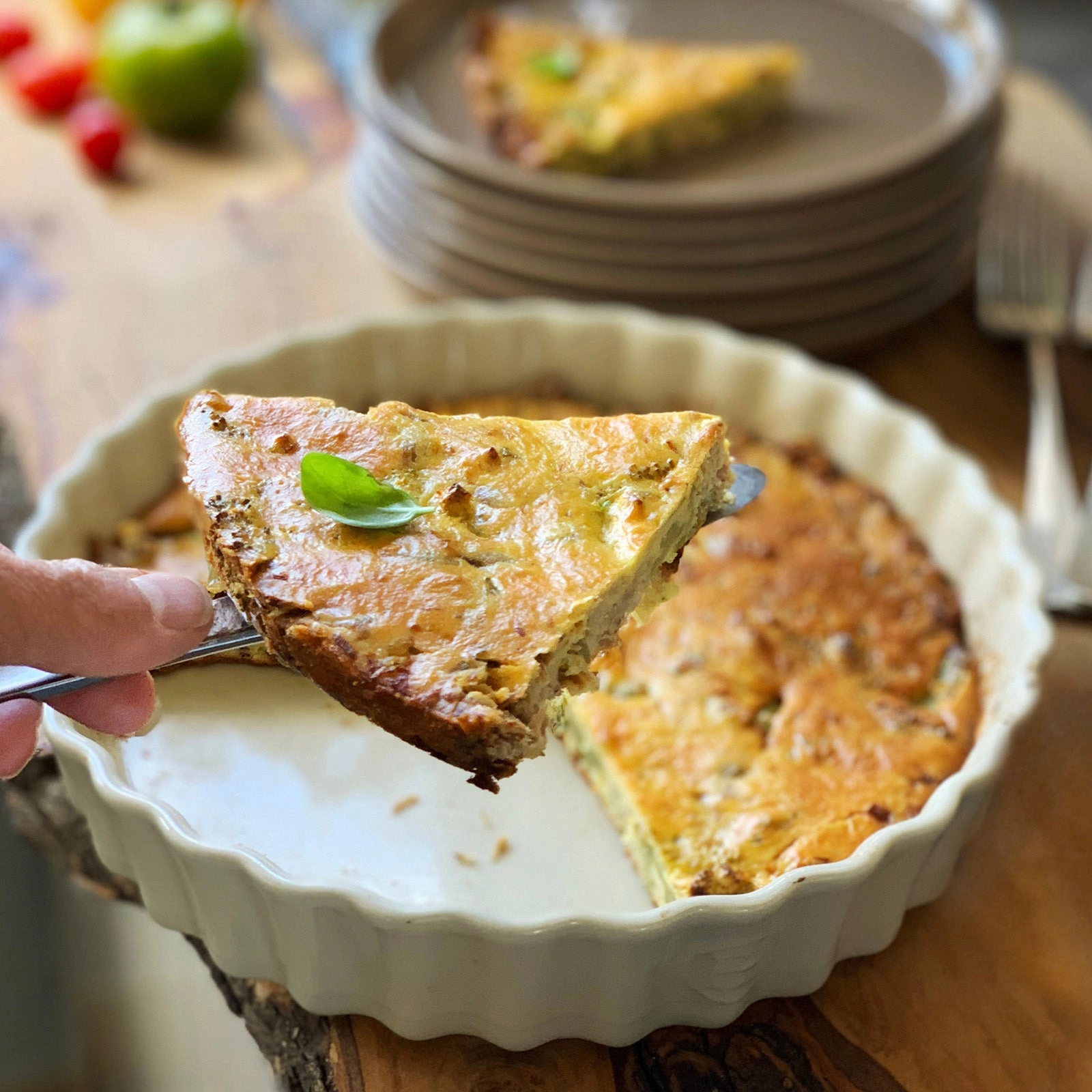 Emile Henry 11-Inch Deep Tart Dish, 2.1 Quart