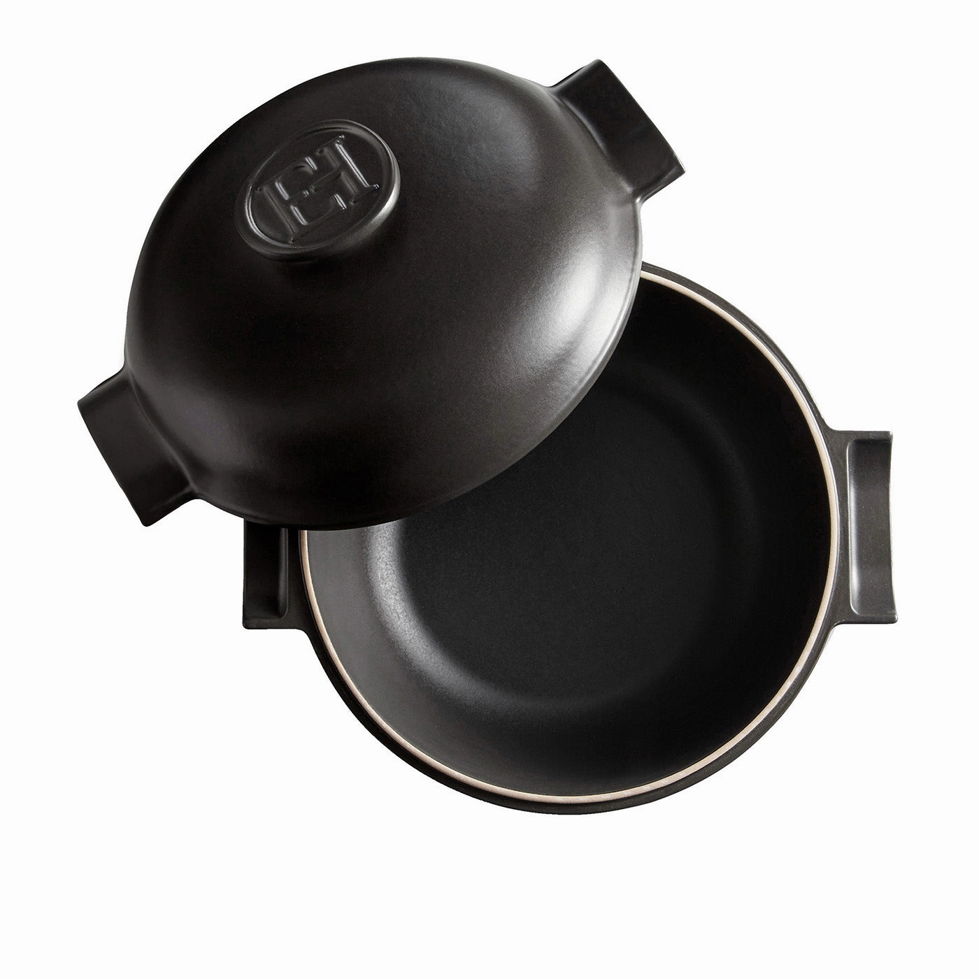 Emile Henry Delight 4.25 Quart Round Dutch Oven, Slate