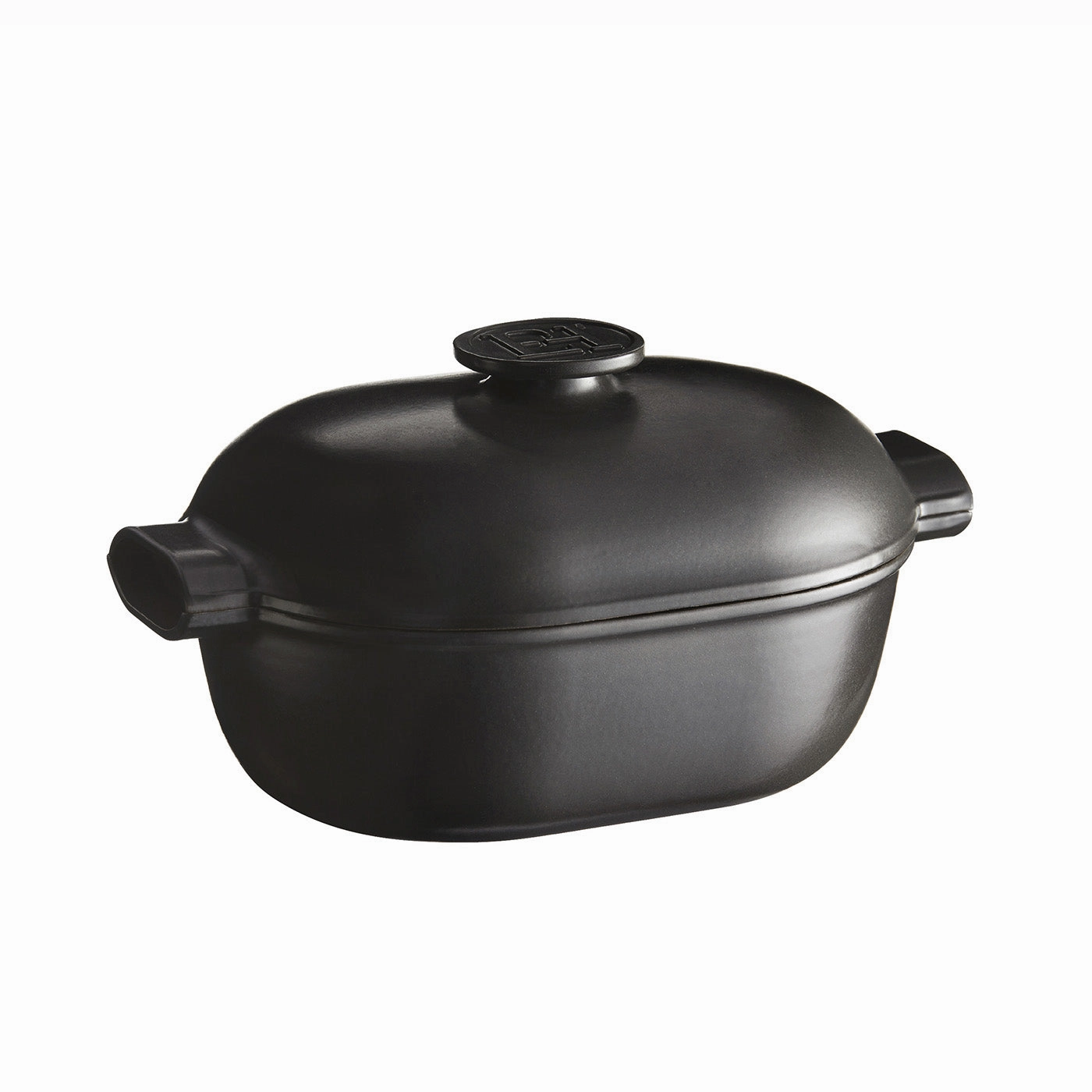 Emile Henry Delight 4.3 Quart Oval Dutch Oven, Slate Bakeware online promo