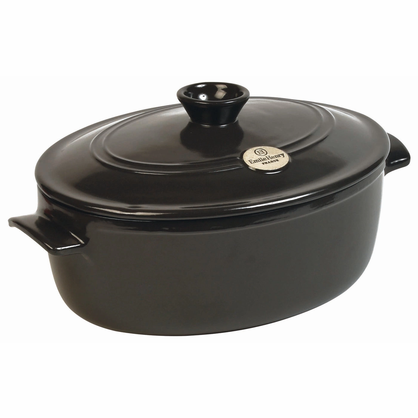Emile Henry Flame 6.3 Quart Oval Stewpot Dutch Oven