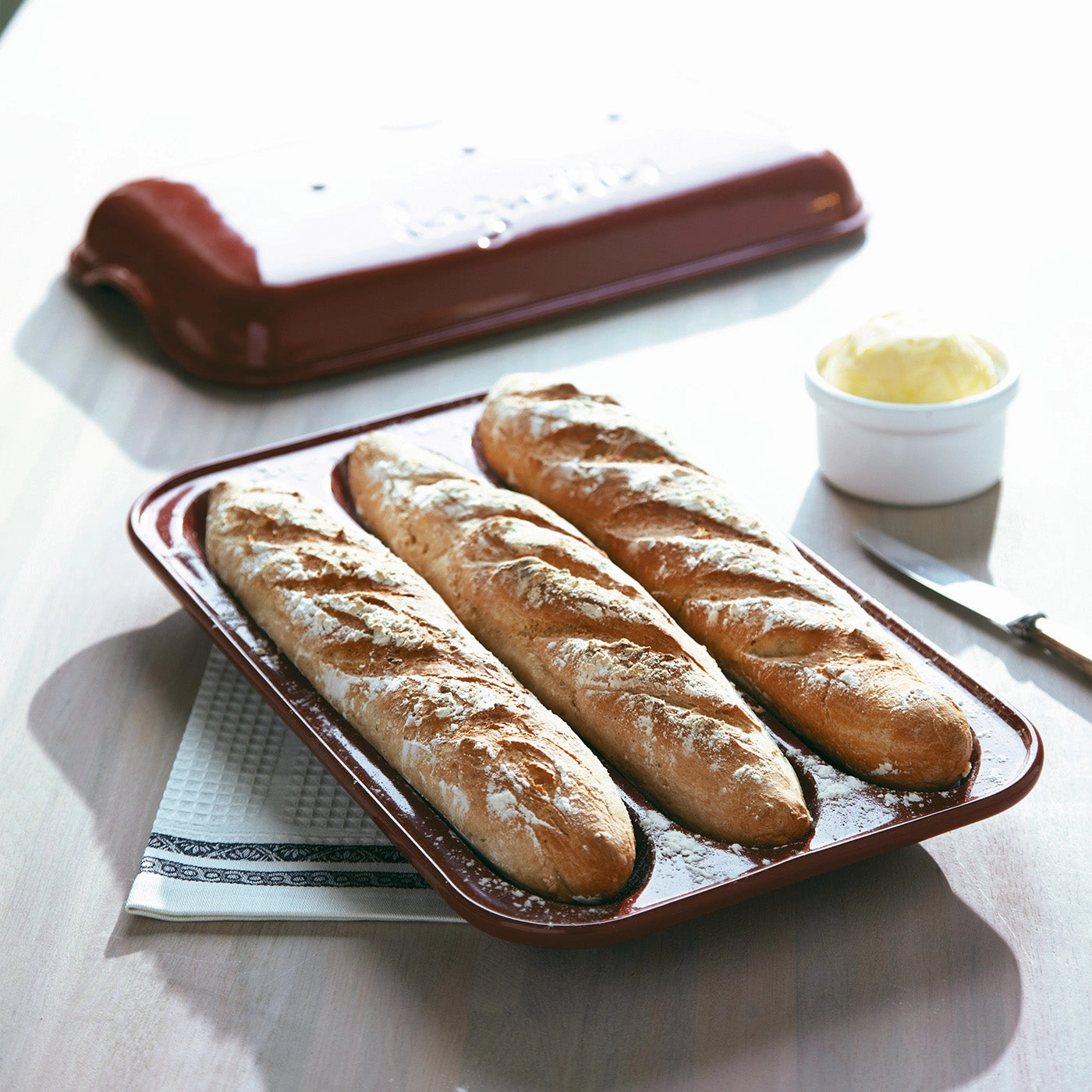 Emile Henry Flame Baguette Baker