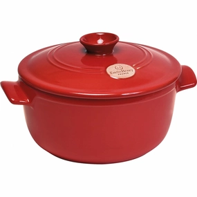 Emile Henry Flame Round Stewpot Dutch Oven, 4.2 Quart Bakeware online promo