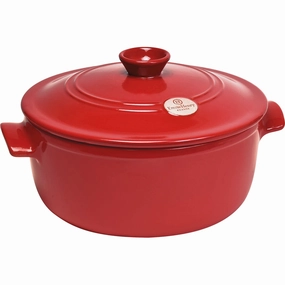 Emile Henry Flame Round Stewpot Dutch Oven, 5.5 Quart Bakeware online promo