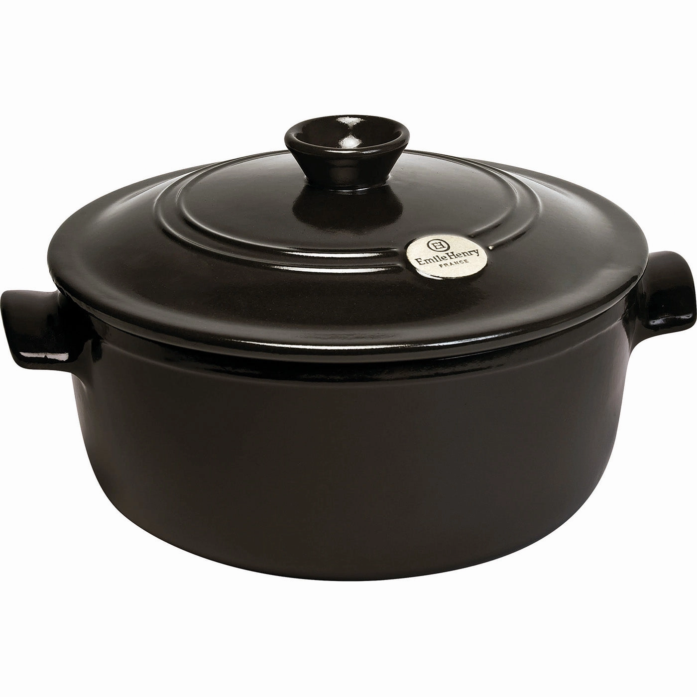 Emile Henry Flame Round Stewpot Dutch Oven, 5.5 Quart