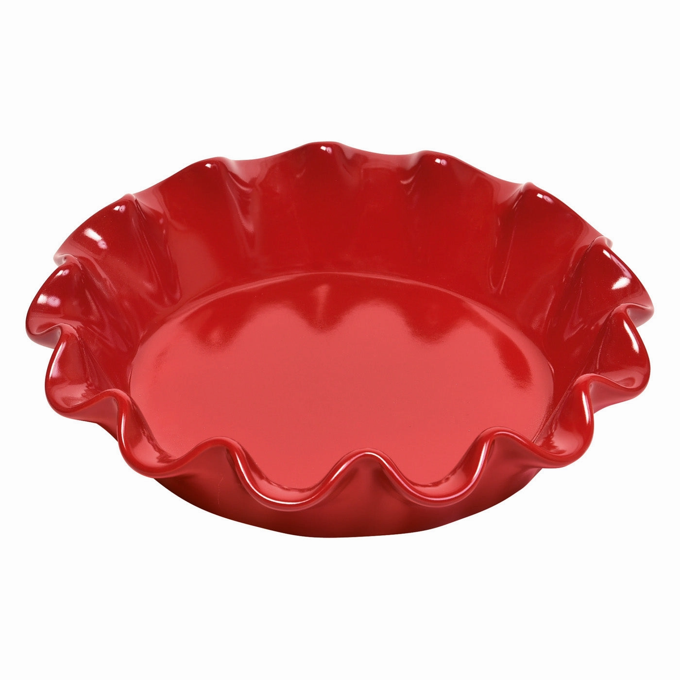 Emile Henry HR Ceramic 10-inch Ruffled Pie Dish Bakeware online promo