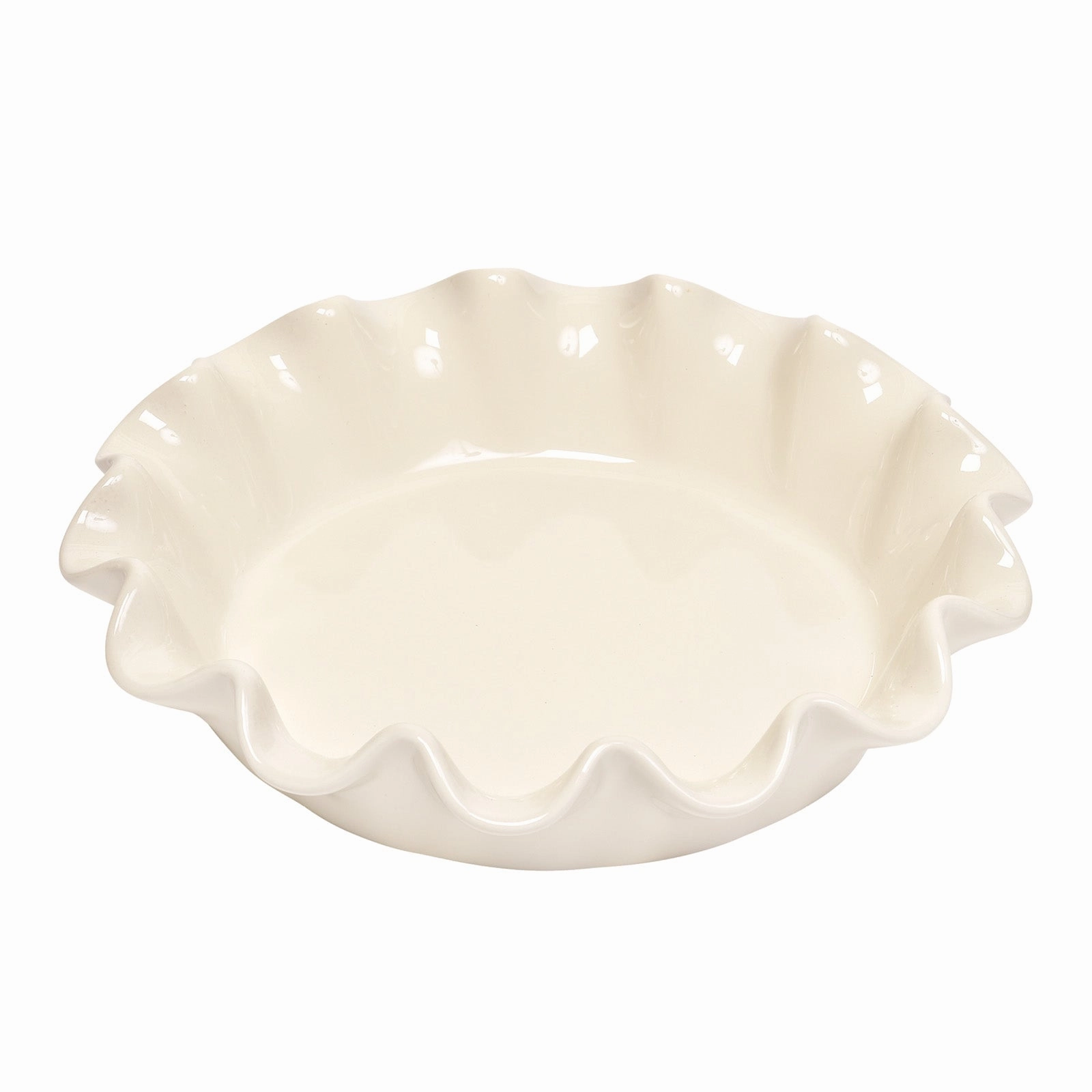 Emile Henry HR Ceramic 10-inch Ruffled Pie Dish