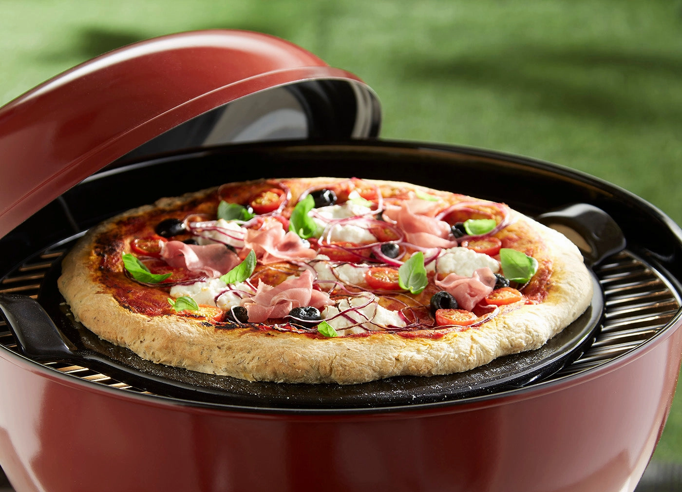 Emile Henry Made in France 14.5-Inch Flame Top Pizza Stone