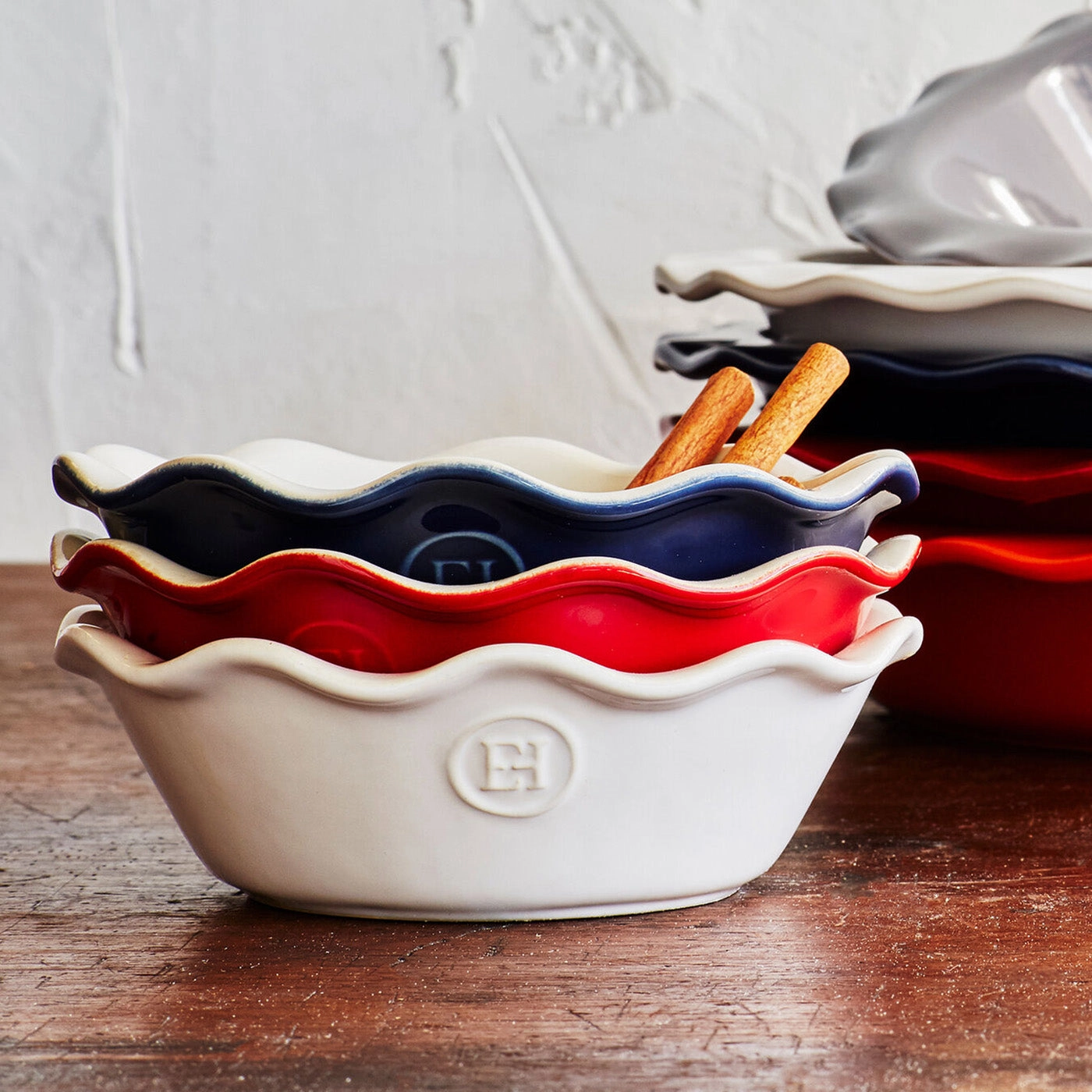 Emile Henry Mini Pie Dish, Set of 2