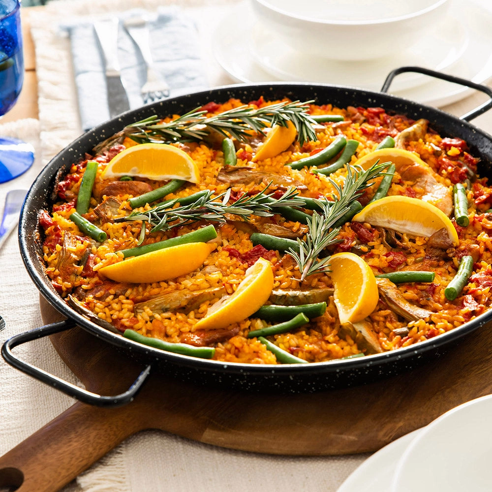 Enamel Paella Pan
