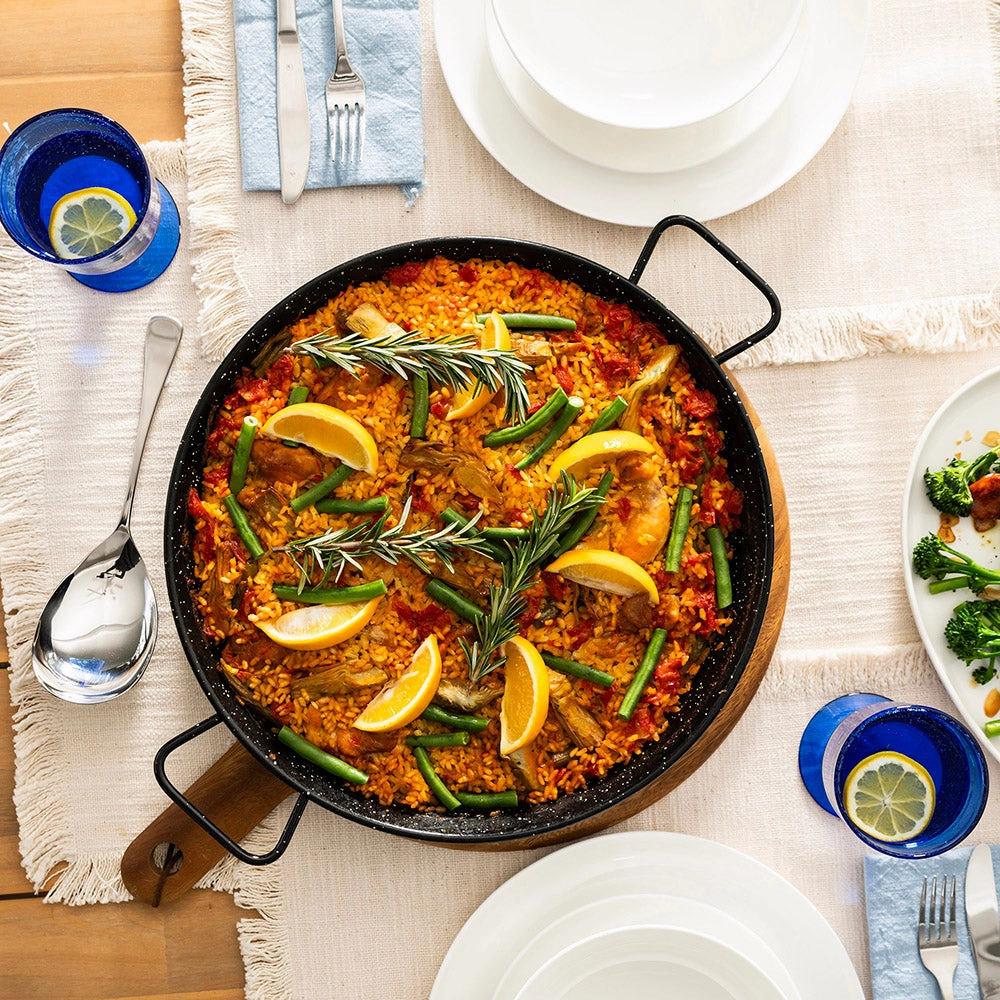 Enamel Paella Pan