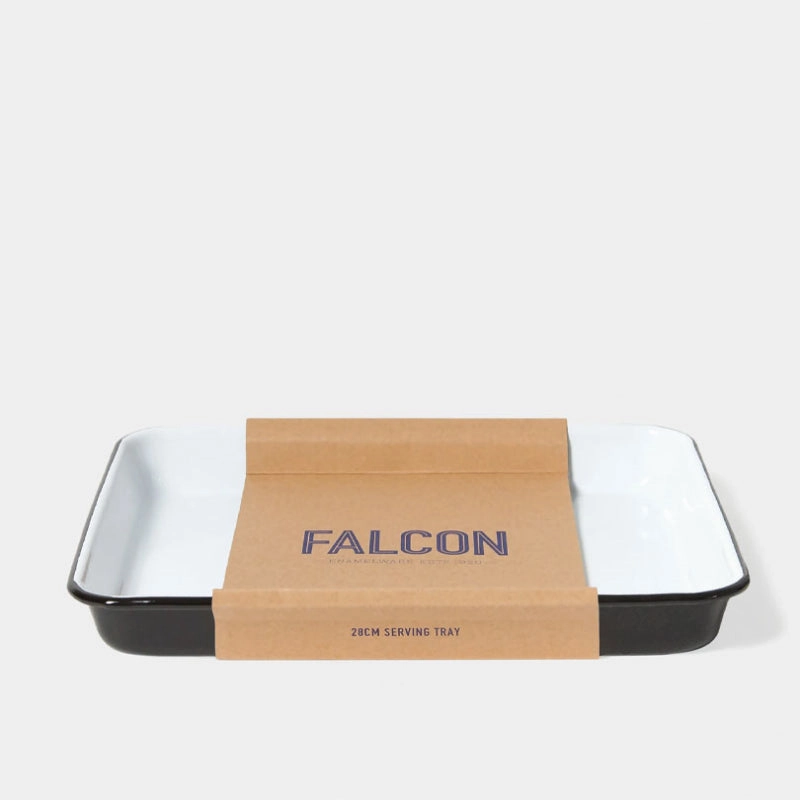 Enamelware Tray, Coal Black Serveware Good quality and affordable