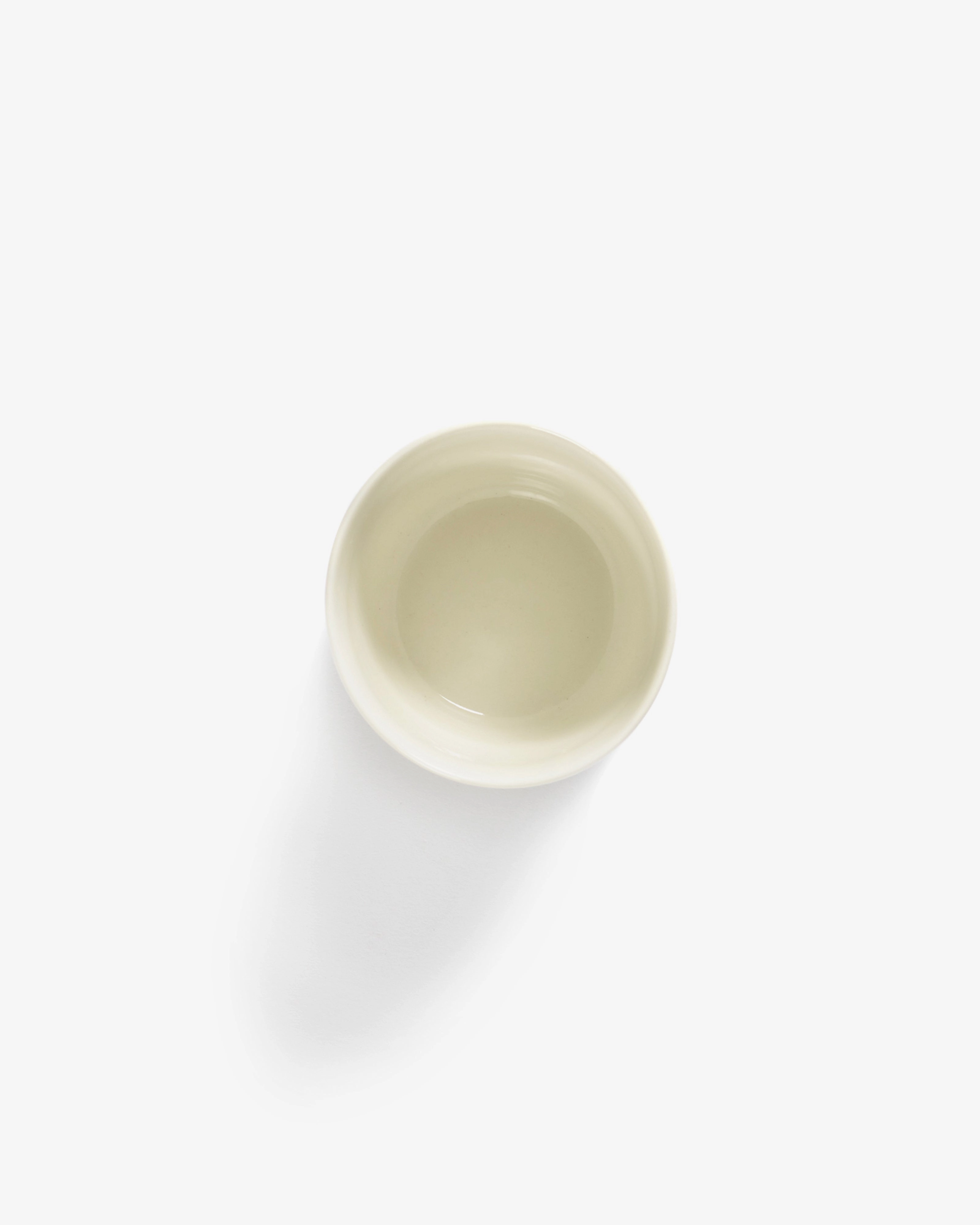 Espresso cup 5.07 OZ white - blue stripes Feast