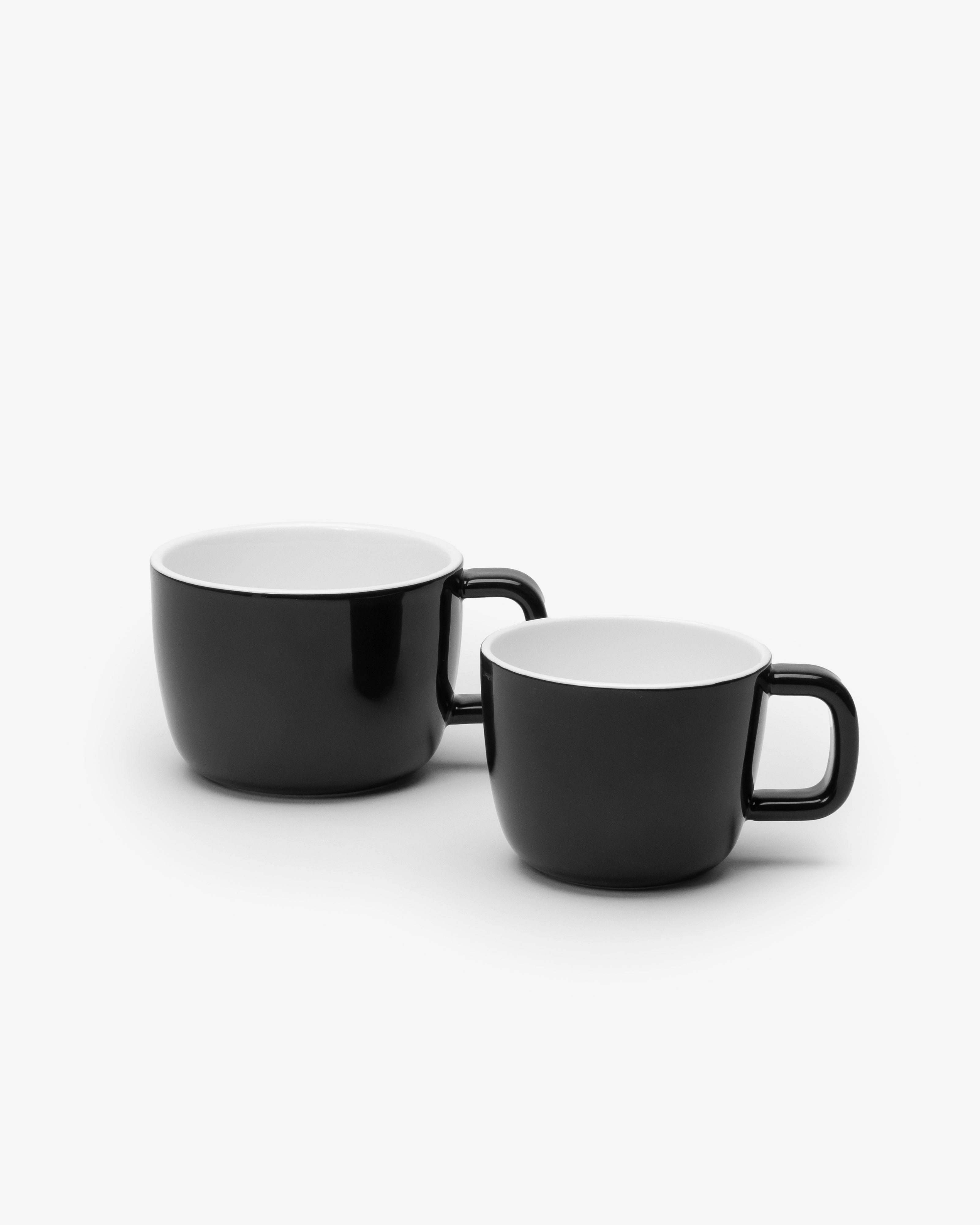 Espresso cup black glazed Passe-partout