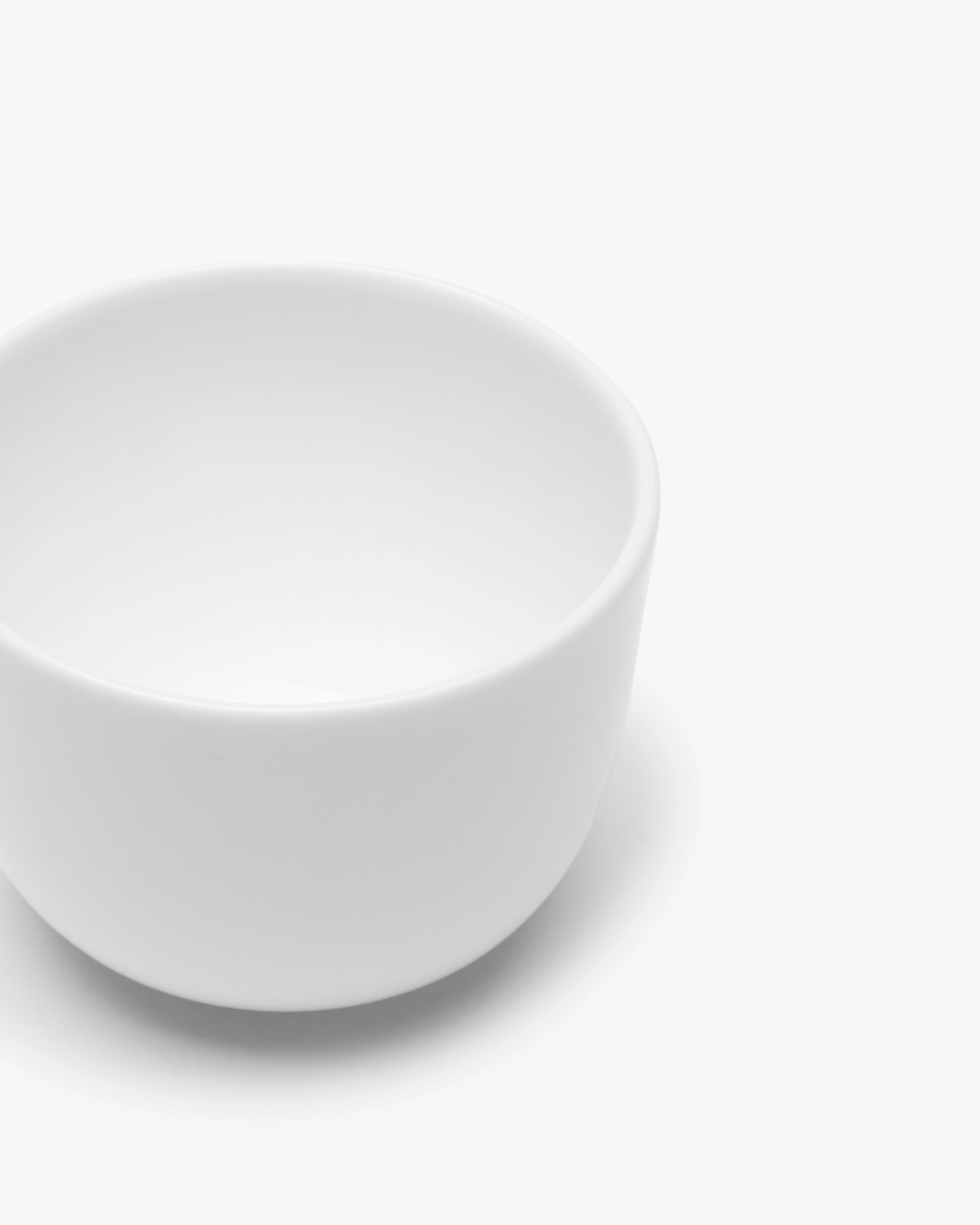 Espresso cup without handle white glazed Base