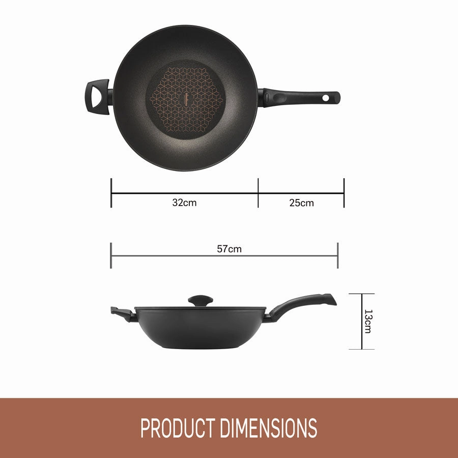 Essteele Per Salute Stirfry Pan with Lid