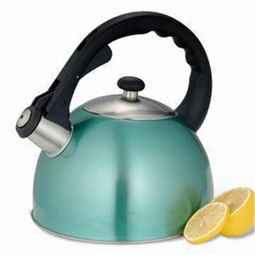 Evco International 77007 Satin Splendor 2.8 Qt Whistling Metallic Aqua Tea Kettle Cooking Tools & Accessories buy more save more