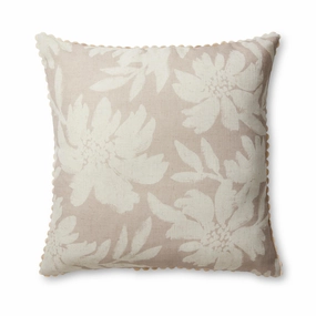 Eve Floral Neutral Cushion 50cm Cushions for home decor deals