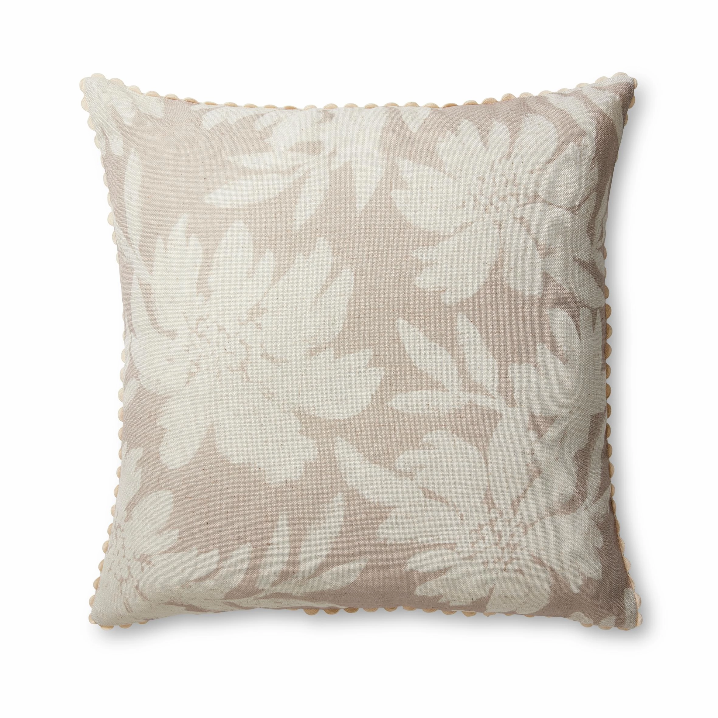 Eve Floral Neutral Cushion 50cm Cushions for home decor deals