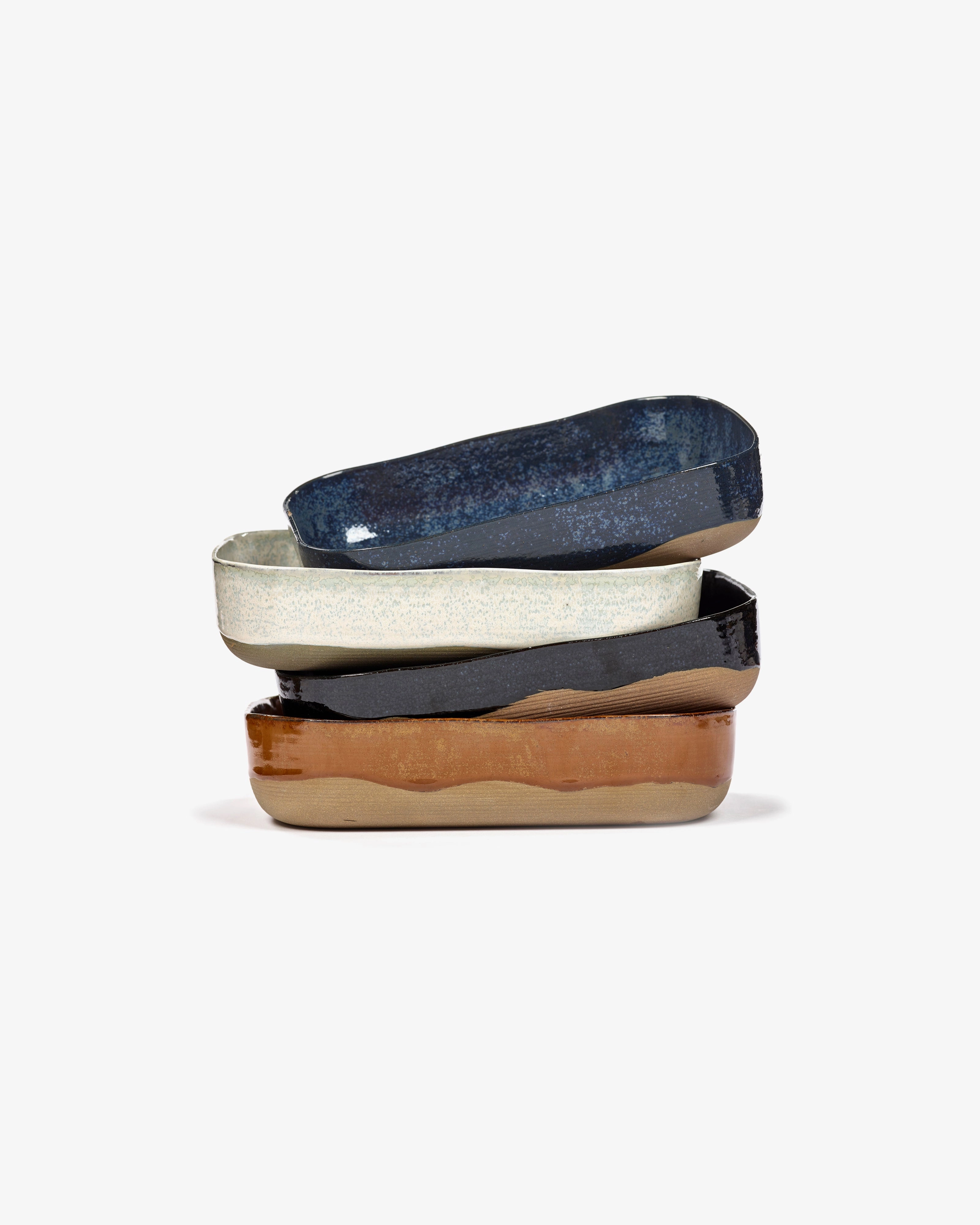 Extra deep plate n5 L dark blue La nouvelle table