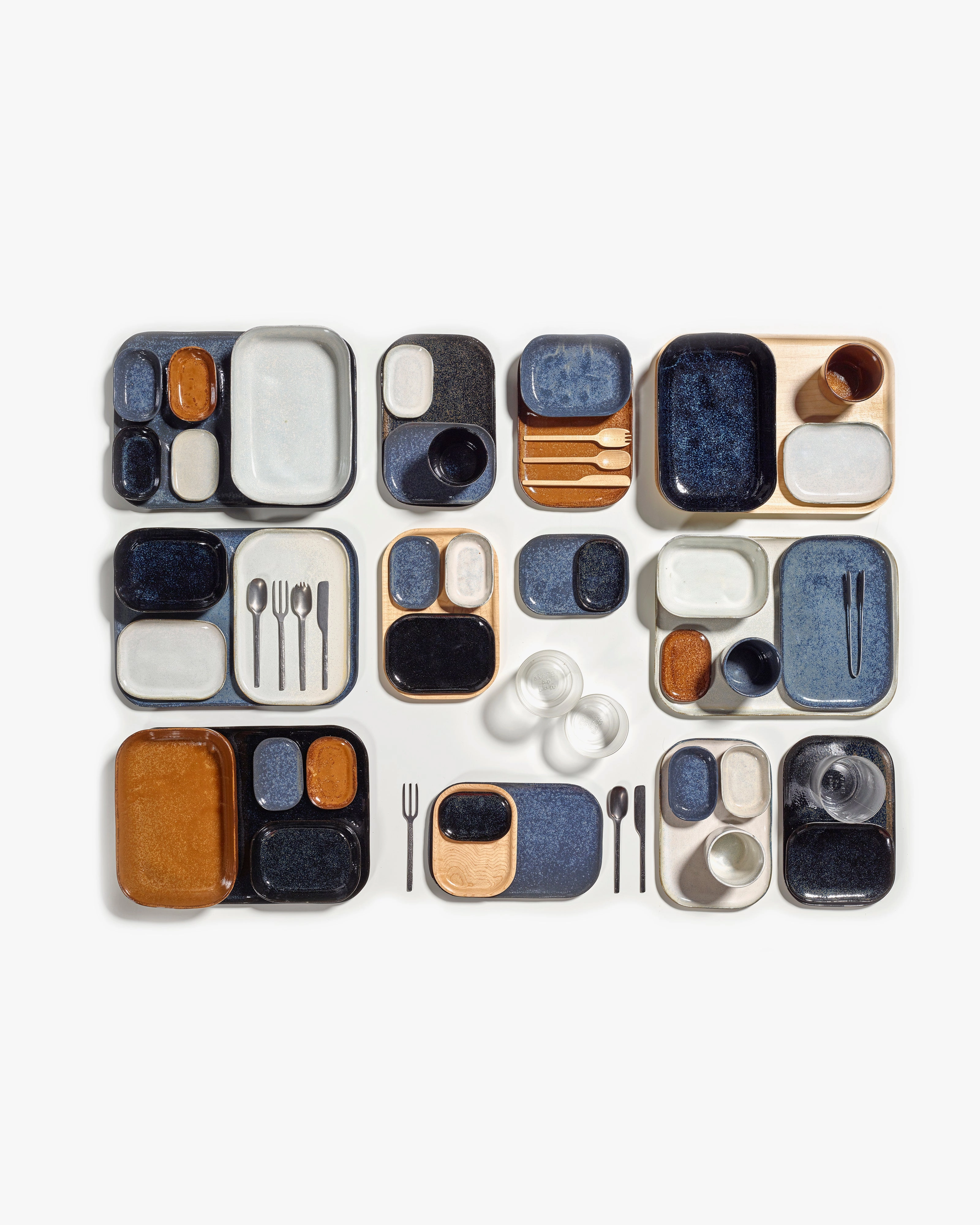 Extra deep plate n5 L dark blue La nouvelle table