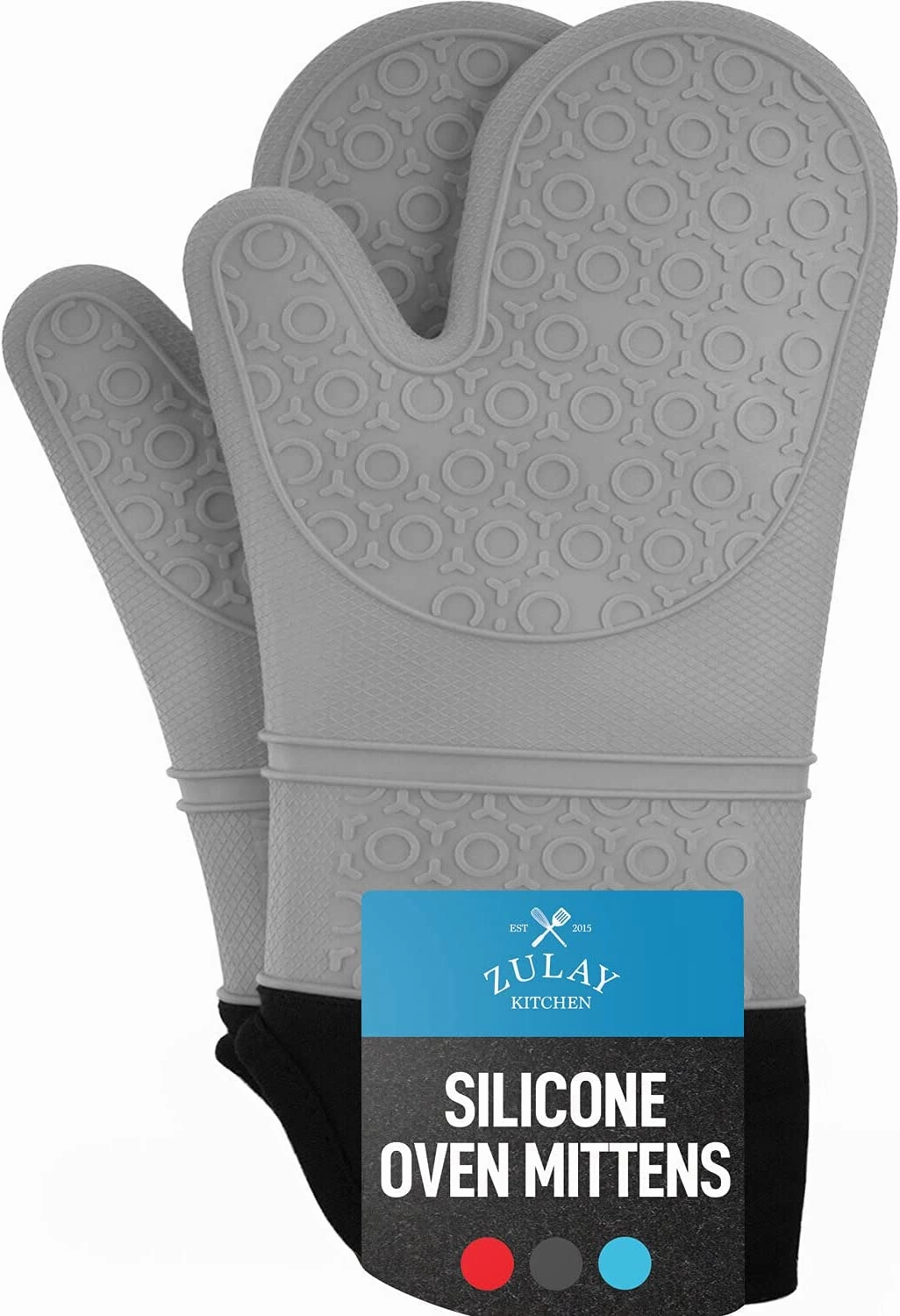 Extra Long Silicone Oven Mitts