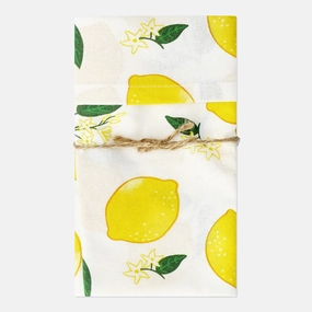 Fabric napkins with lemons - 2 pcs Kitchen Tableware at affordable prices