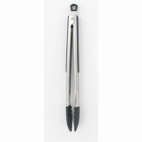 Farberware 6009313 Black & Silver Silicone & Stainless Steel Tongs Cookware online kitchen sale