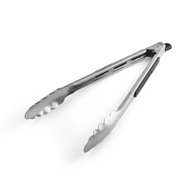 Farberware 6009321 12 in. Silver Silicone & Stainless Steel Tongs Cookware online kitchen sale