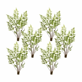 Fern Bundle (Set of 6) 37"H Polyester Faux Florals online special