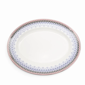 Festive Oval Platter 39.2cm 15.4in Dinnerware sale online