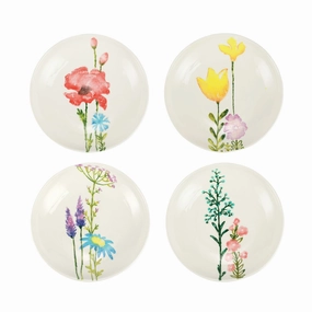 Fiori di Campo Assorted Pasta Bowls - Set of 4 Dinnerware clearance deals