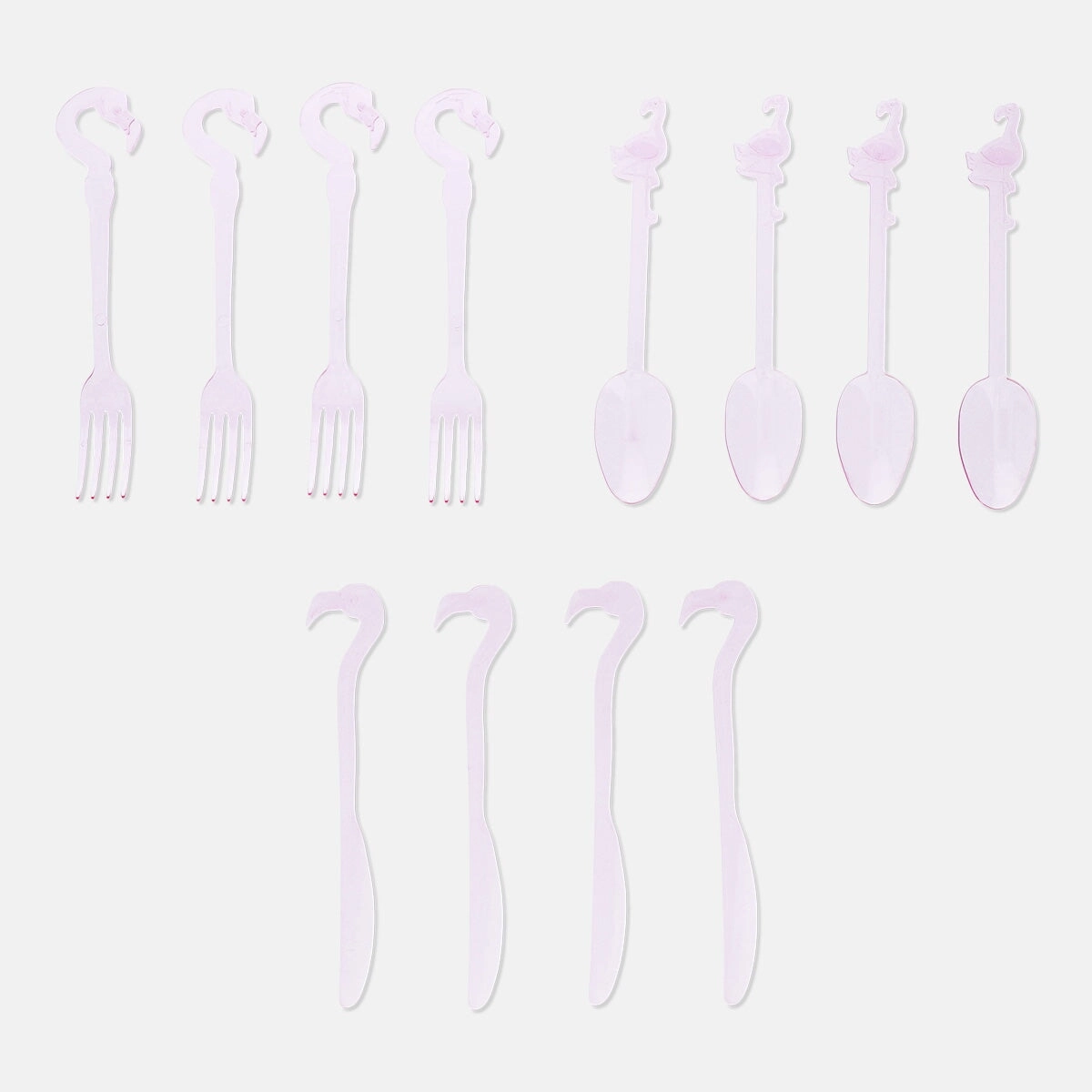 Flamingo cutlery set. 12 pcs
