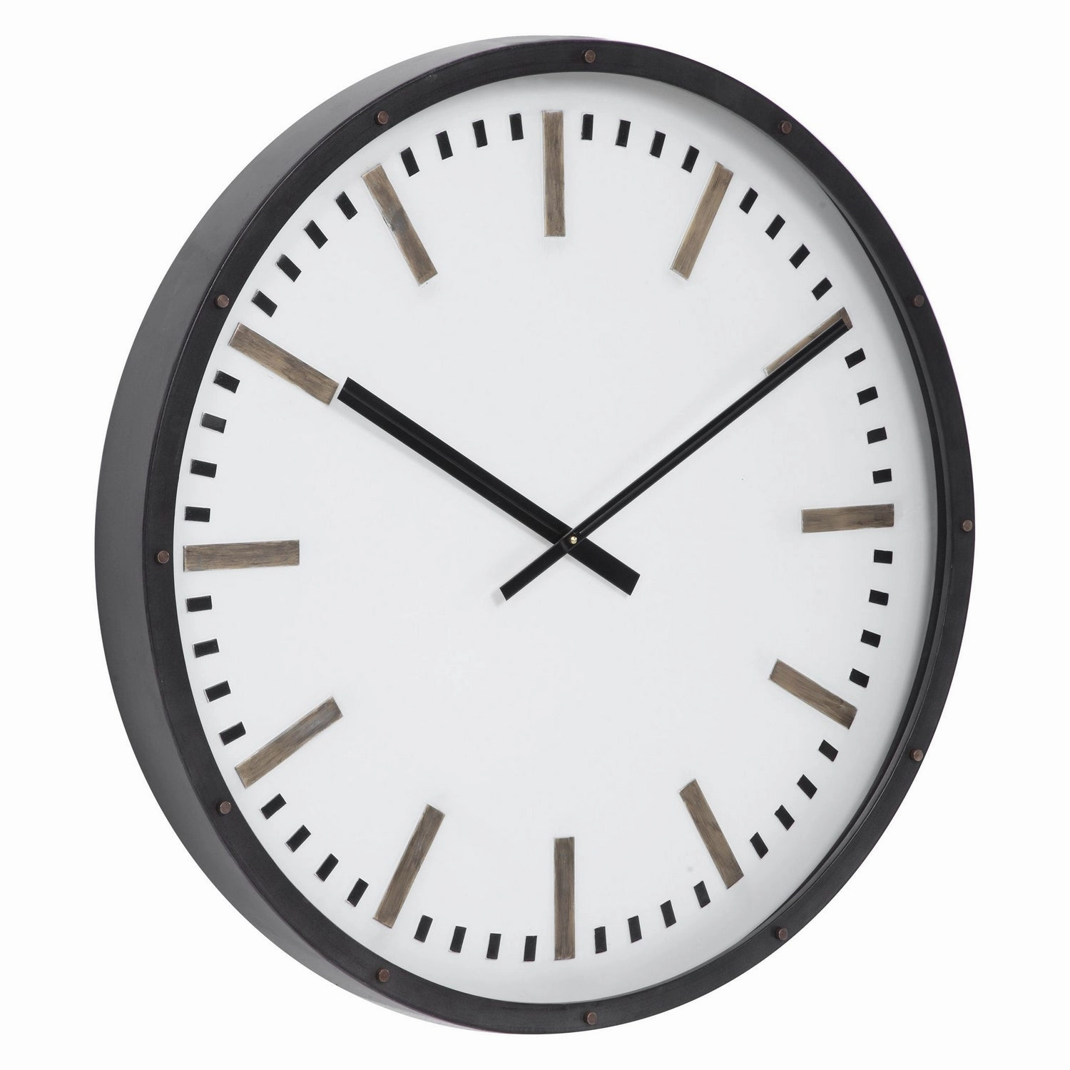 Fleming Wall Clock Dark Bronze Clocks decor discount