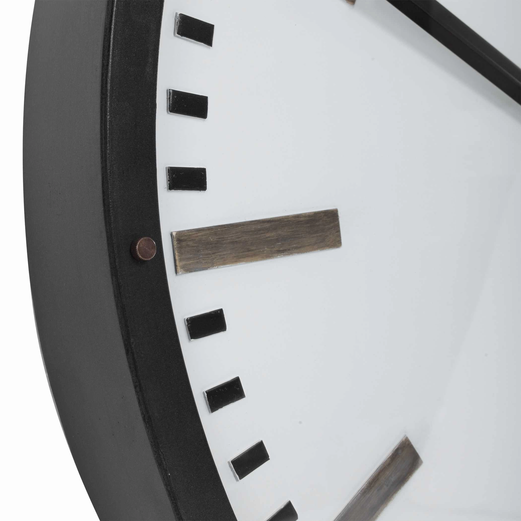 Fleming Wall Clock Dark Bronze Clocks decor discount