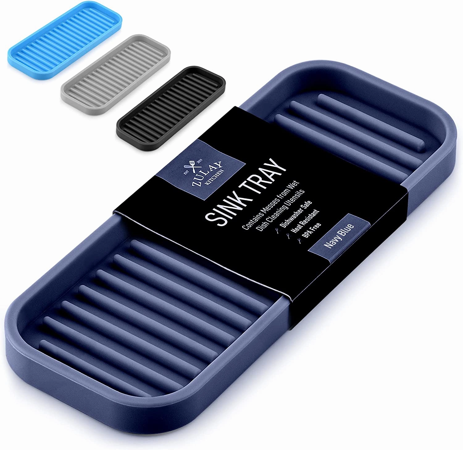 Flexible Multipurpose Silicone Sponge Holder for Kitchen Sink