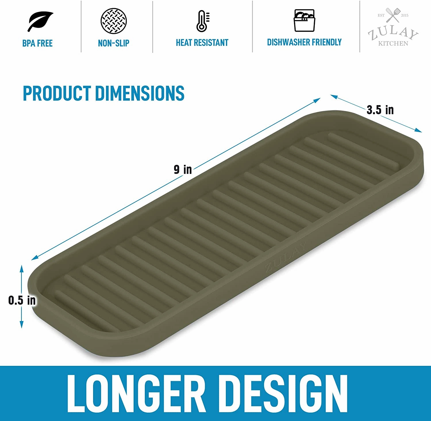 Flexible Multipurpose Silicone Sponge Holder for Kitchen Sink