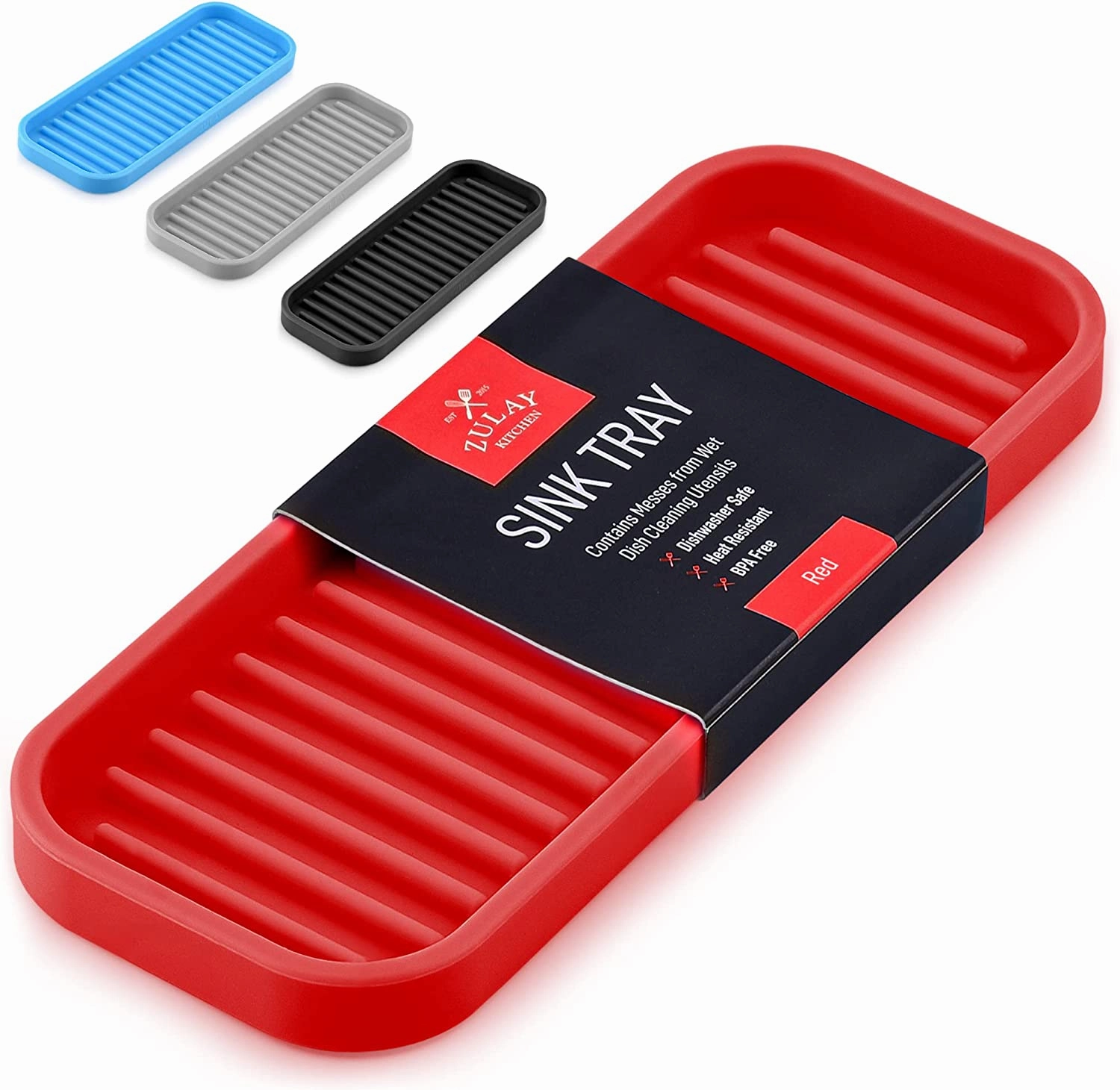 Flexible Multipurpose Silicone Sponge Holder for Kitchen Sink