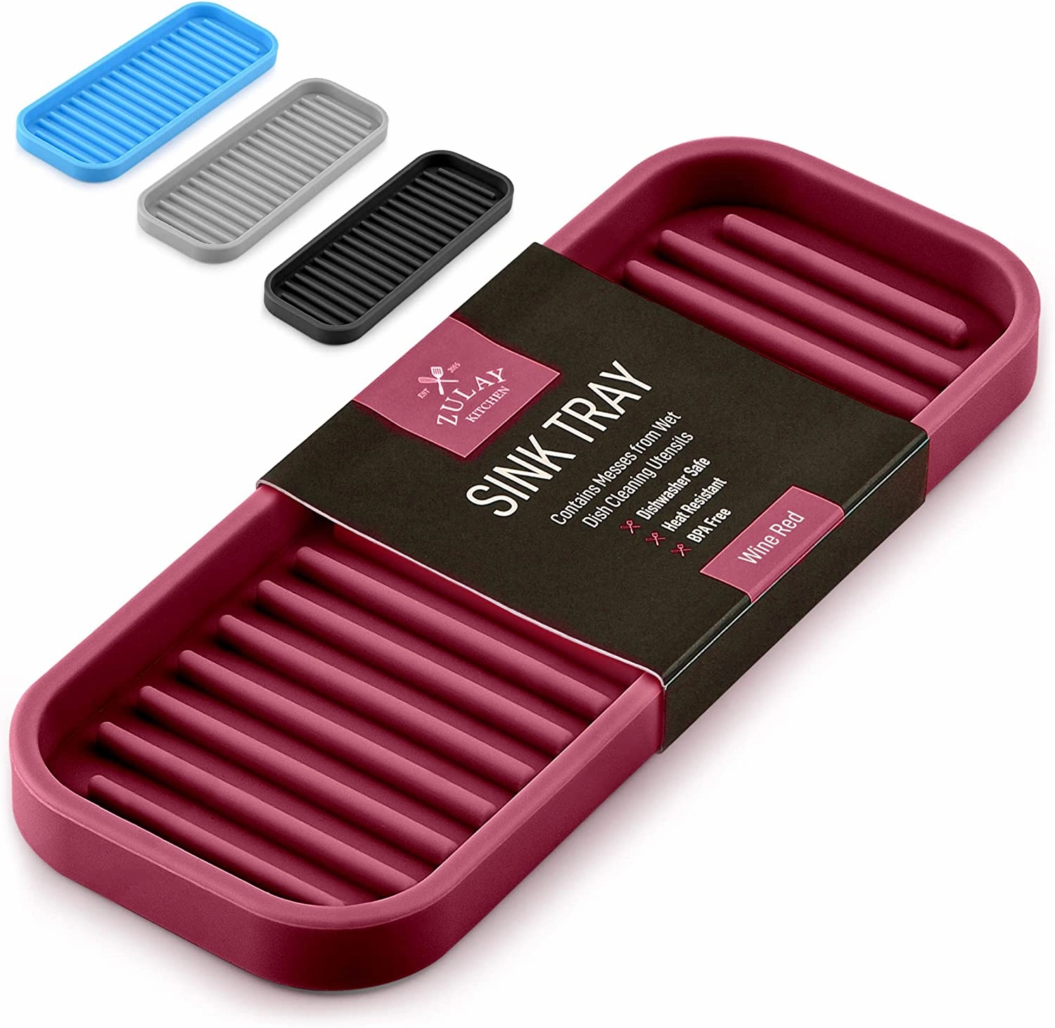 Flexible Multipurpose Silicone Sponge Holder for Kitchen Sink