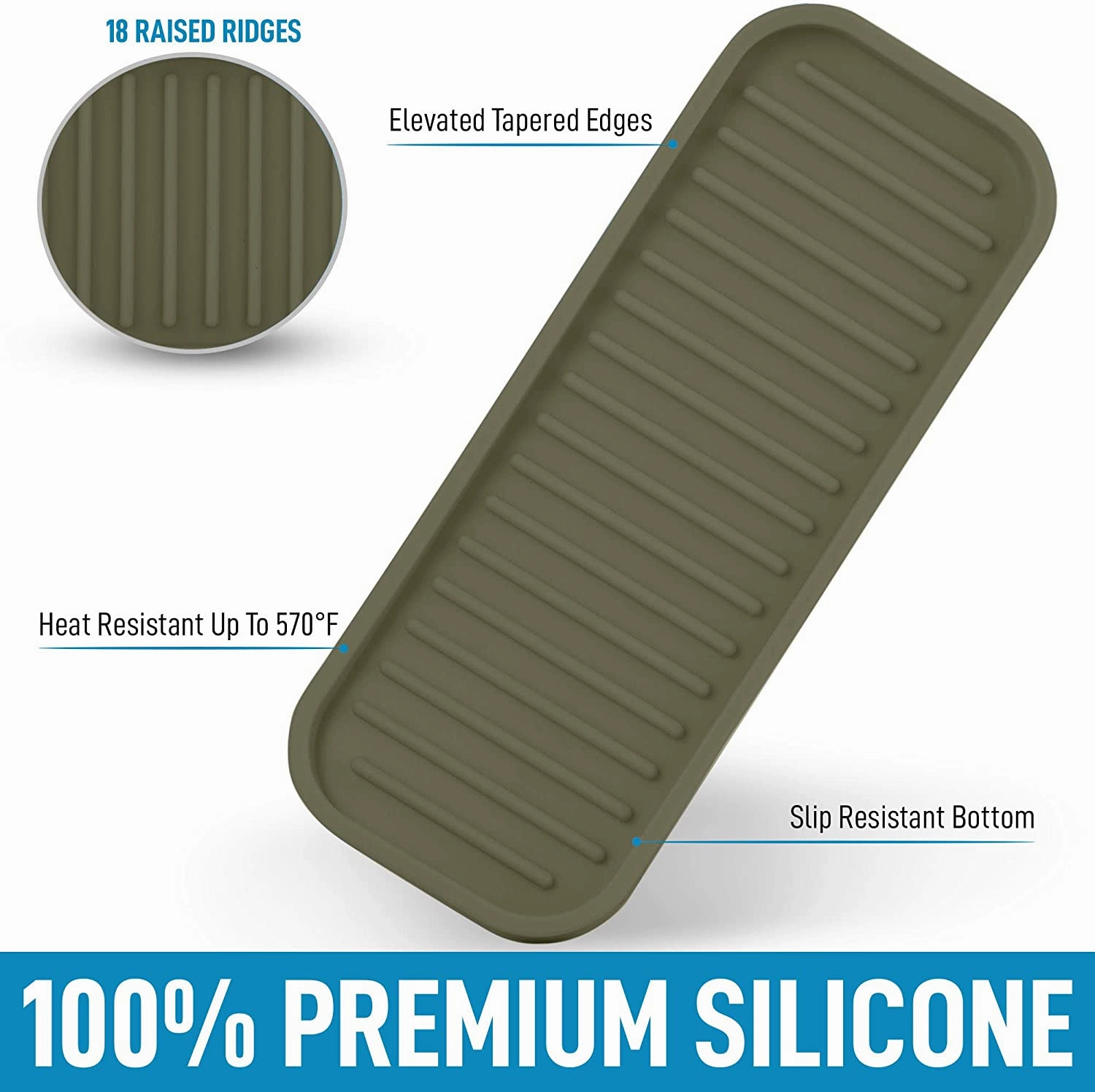Flexible Multipurpose Silicone Sponge Holder for Kitchen Sink