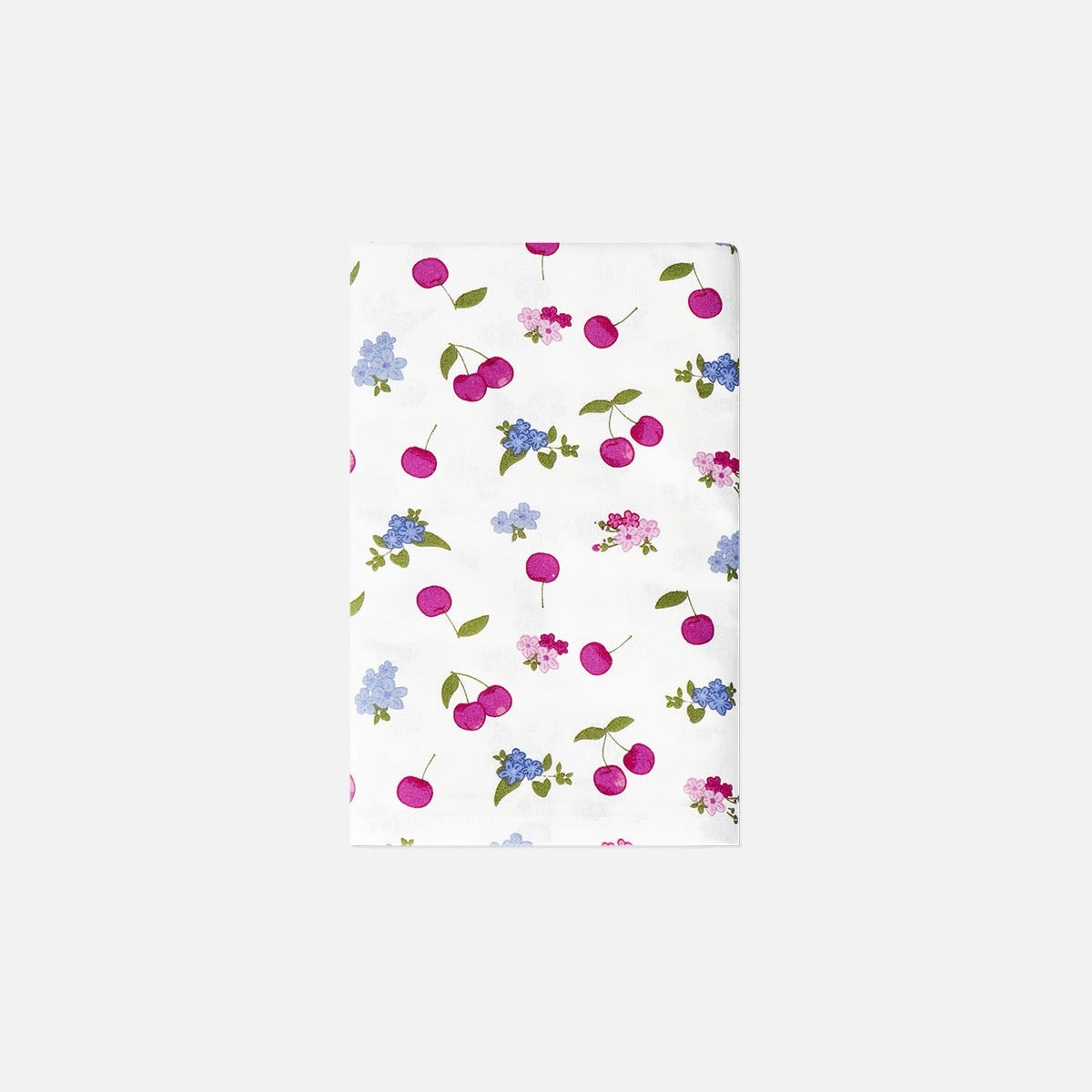 Floral tablecloth with cherries - 140 x 220 cm