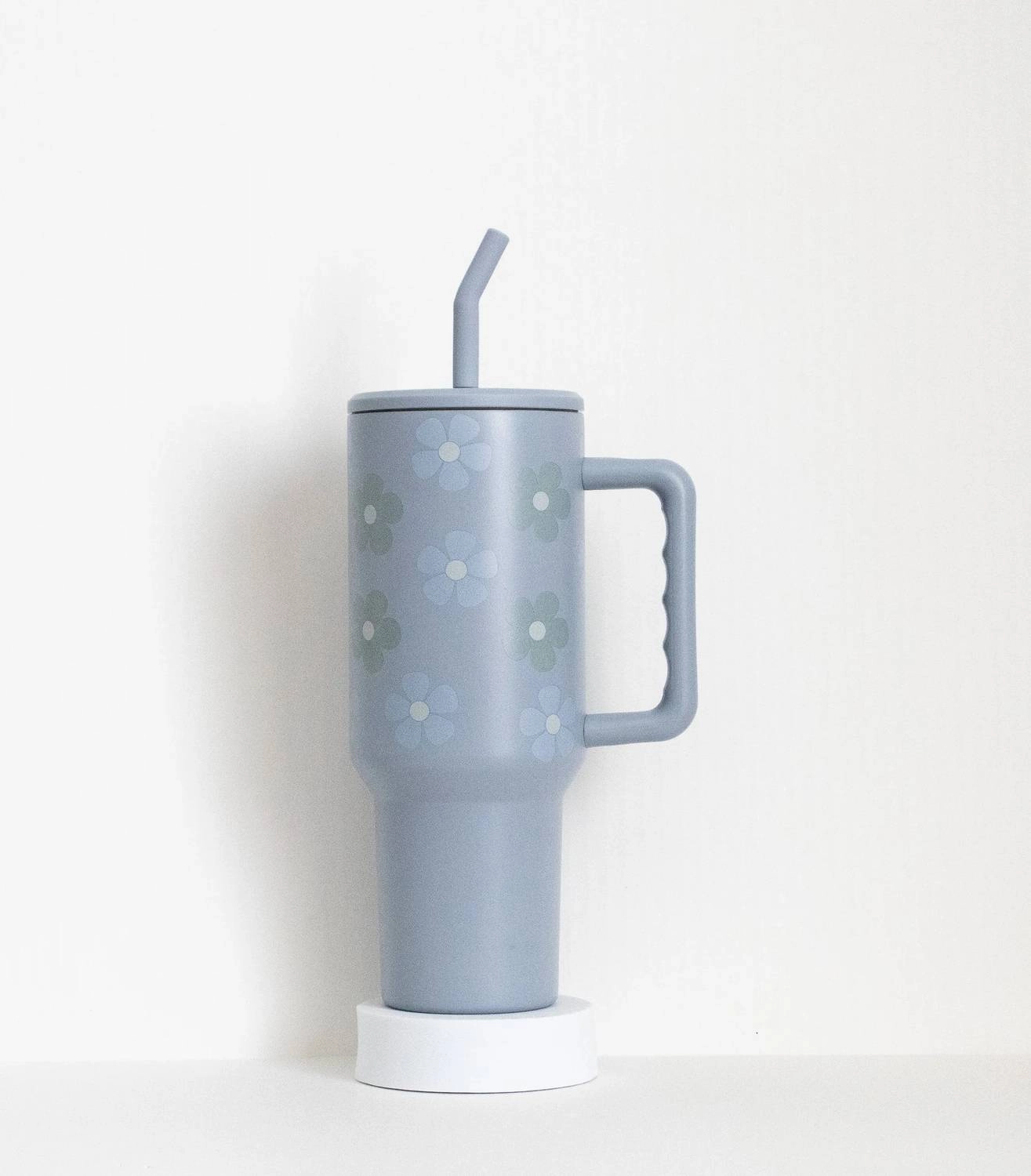 Floral Tumbler In Blue/green Cooking Tools & Accessories clearance kits