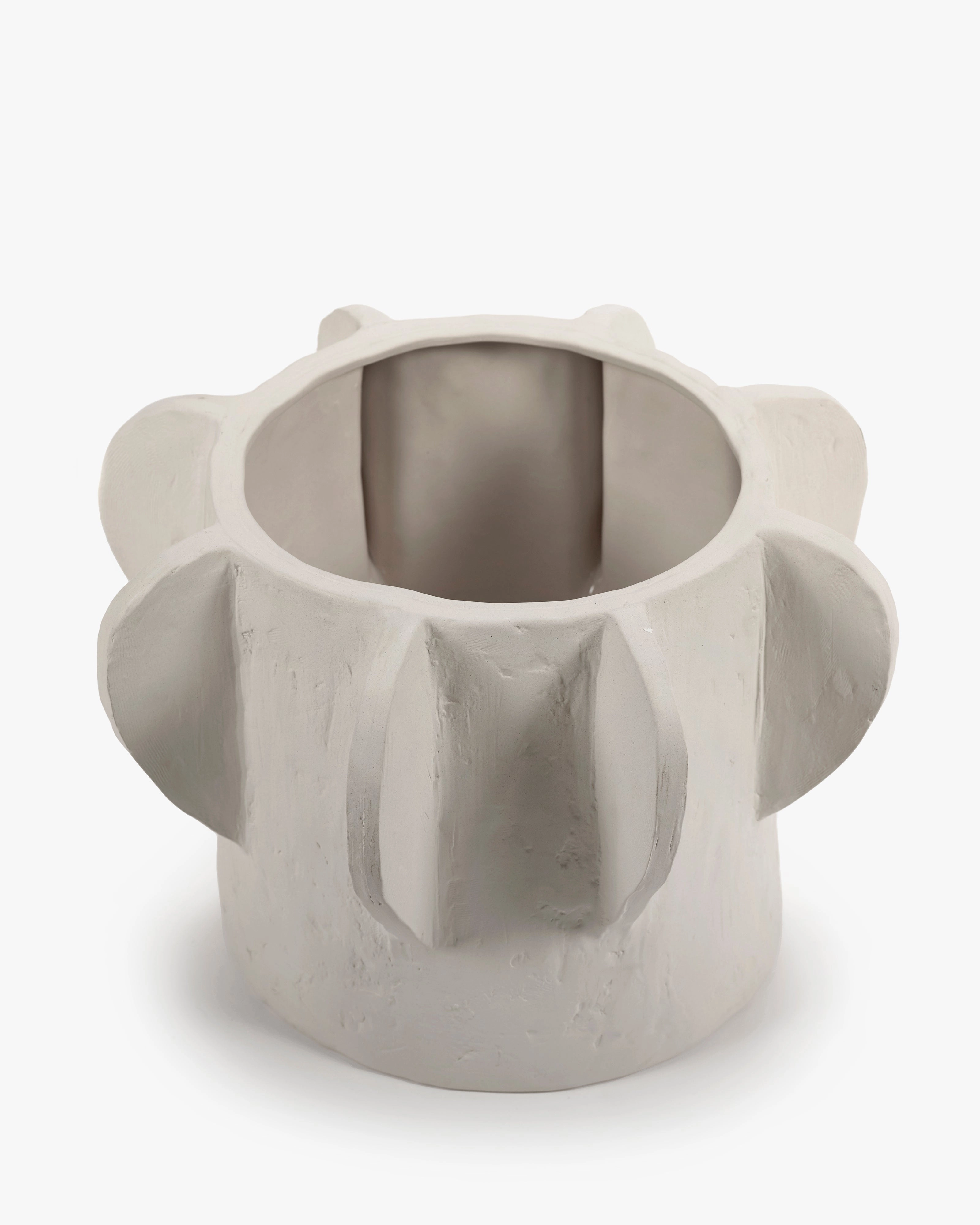 Flower pot 02 L beige Molly